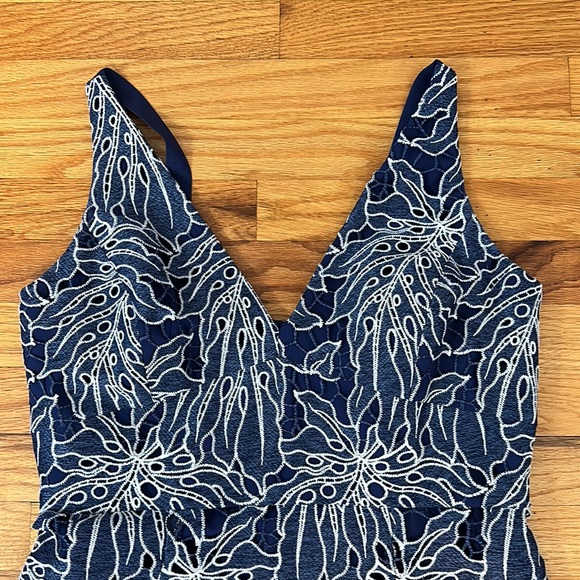 Gorgeous Antonio Melani Embroidered Dress Sz 10 - Picture 7 of 9